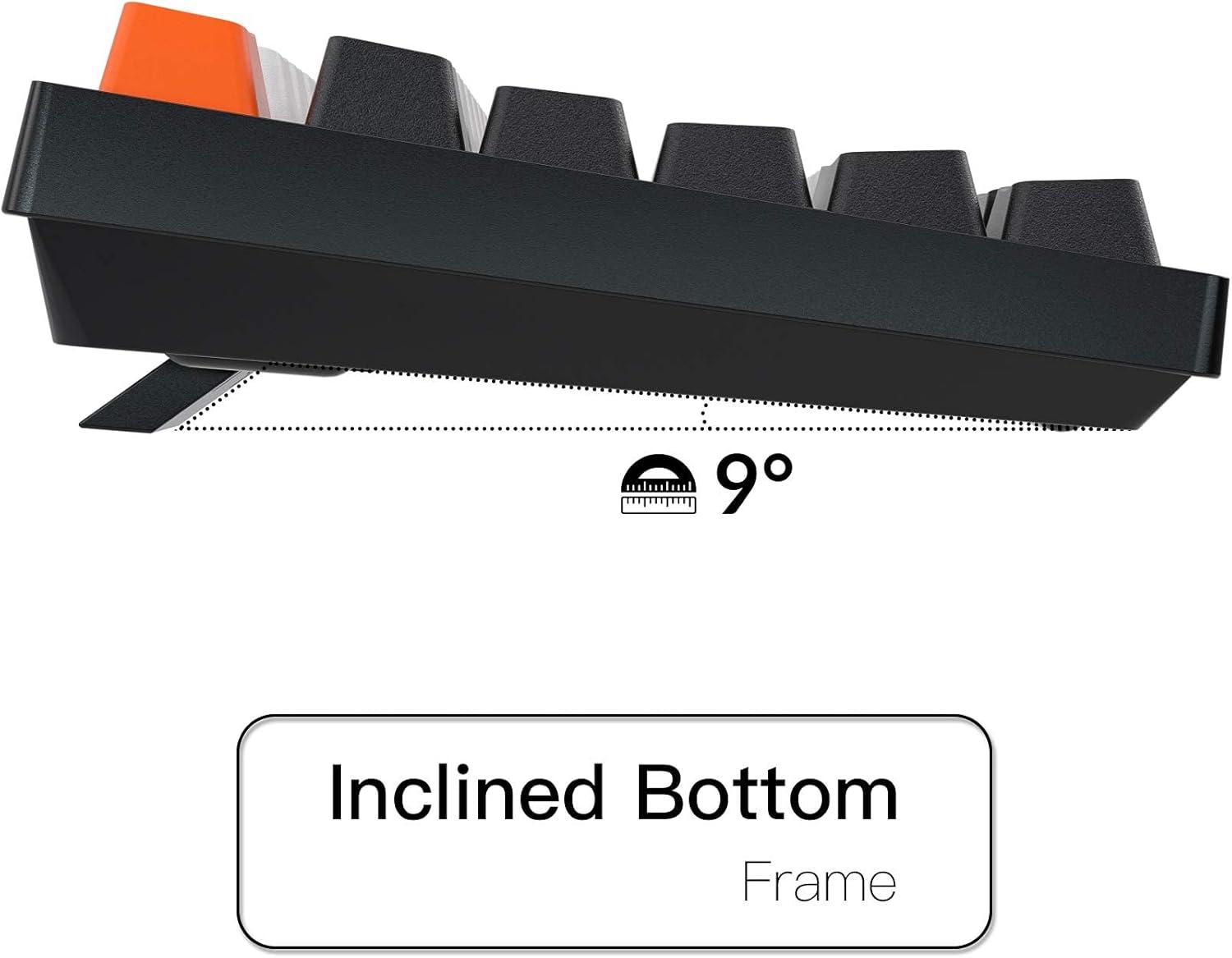 imageKeychron C1 Hotswappable Wired Mechanical Keyboard with Gateron G Pro Red SwitchDoubleShot ABS KeycapsWhite BacklightUSB TypeC Cable Tenkeyless 87 Keys Computer Keyboard for Mac Windows PCHotswap Gateron G Pro Brown Switch