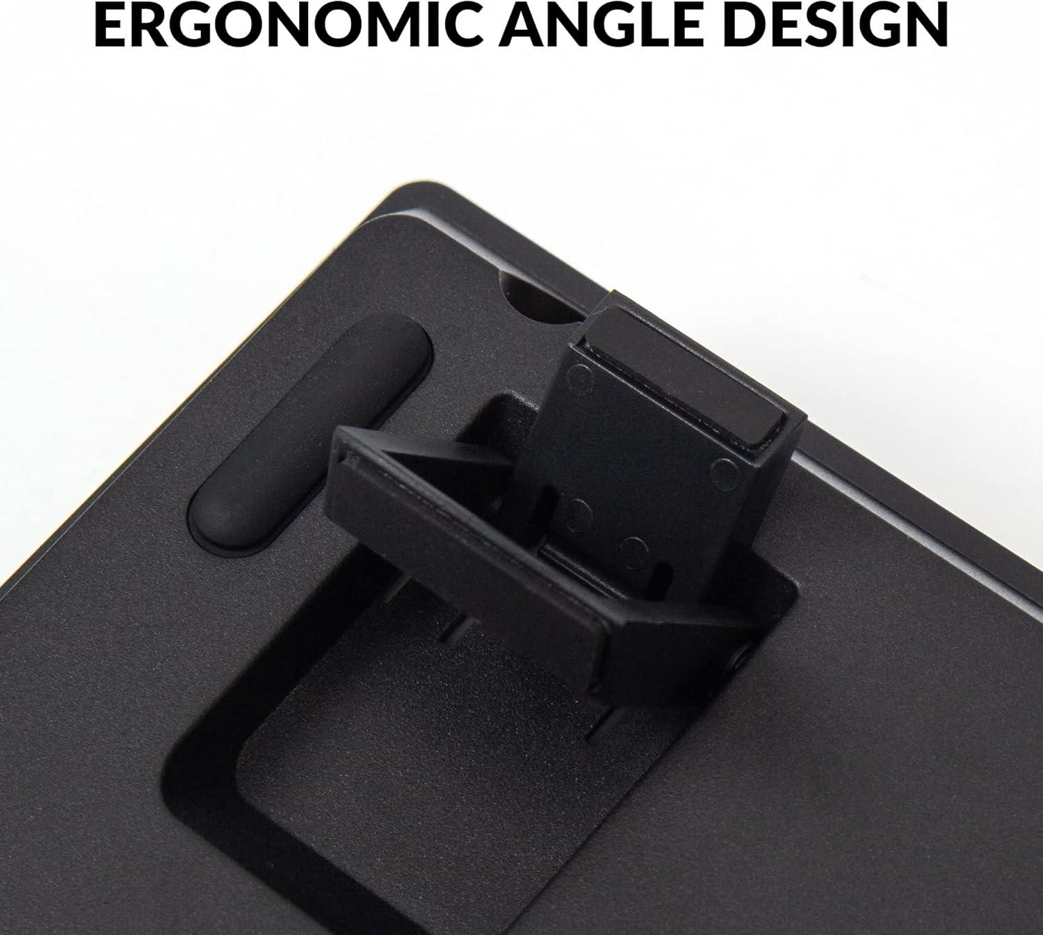 imageKeychron V1 75 Wired Mechanical Keyboard QMKVIA Programmable Hotswappable K Pro Brown Switches Compatible with Mac Windows Linux Carbon BlackHotswap Keychron K Pro Brown Switch