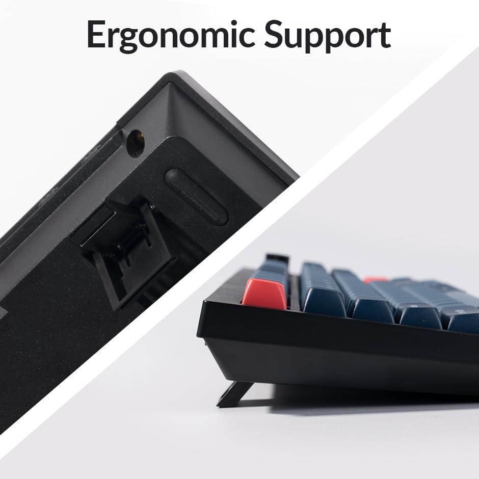 imageKeychron V3 Max TKL Wireless Mechanical Keyboard QMKVIA RGB Bluetooth24 GHzWired 87 Keys HotSwappable with Gateron Banana Switch Compatible with Mac Windows LinuxBanana Switch