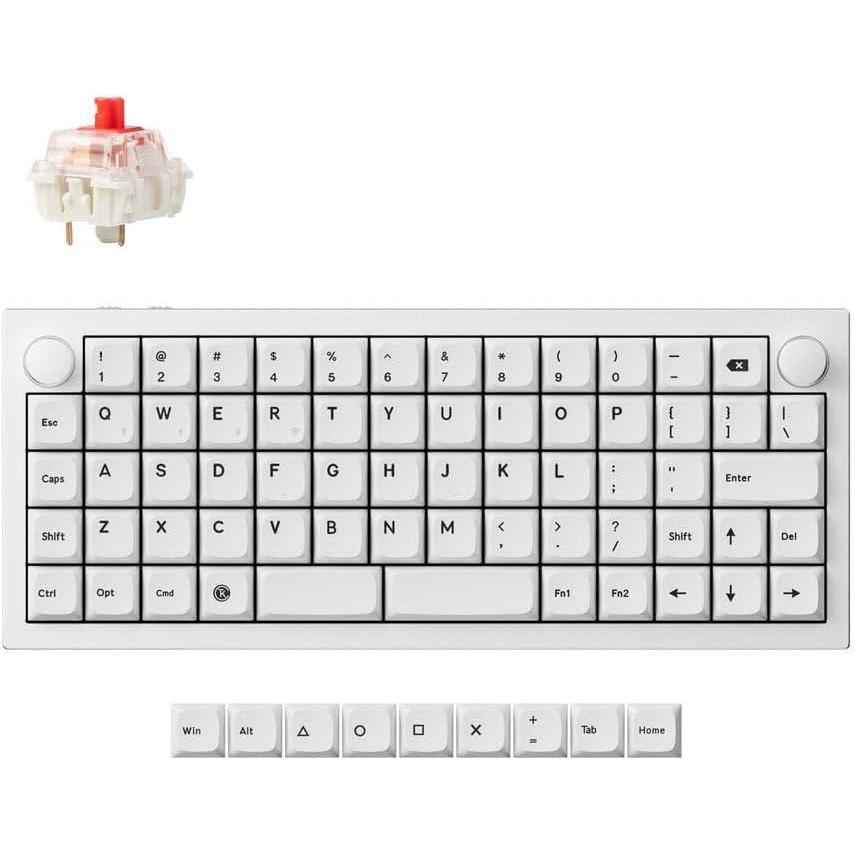imageKeychron Q15 Max Metal Ortholinear QMK Wireless Custom Mechanical Keyboard 64 Keys Hot Swappable Gaming Keyboard CNC Aluminum Body XDA PBT Keycaps ampamp Knob for MacOS ampamp Windows Gateron Jupiter Switch