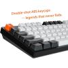 Keychron C1 Wired Mechanical Keyboard TKL, RGB Backlit with Double-Shot ABS Keycaps, 87 Keys Hot-Swappable Pre-lubed Linear Switch Compatible with Mac Windows(Gateron G Pro Red Switch)