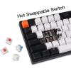 Keychron C2 104 Keys Full Size Wired Mechanical Keyboard for Mac Windows, Hot-swappable Gateron Brown Switch RGB LED Backlit Double-Shot ABS Keycaps, USB-C Gaming Keyboard for Gamer/Typists/Office(Gateron Brown Switch)