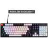 Keychron C2 104 Keys Full Size Wired Mechanical Keyboard for Mac Windows, Hot-swappable Gateron Brown Switch RGB LED Backlit Double-Shot ABS Keycaps, USB-C Gaming Keyboard for Gamer/Typists/Office(Gateron Brown Switch)