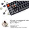Keychron K12 60% Layout RGB Hot-Swappable Bluetooth Wireless/USB Wired Mechanical Keyboard with Gateron G Pro Brown Switch Aluminum Frame, Compact 61-Key Computer Keyboard Compatible with Mac Windows(Gateron G Pro Brown Switch)