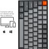 Keychron K4 96% Layout 100 Keys Wireless Bluetooth 5.1/Wired USB Mechanical Gaming Keyboard with Gateron G Pro Brown Switch White LED Backlight N-Key Rollover for Mac Windows PC-Version 2(Keychron Super Red Switch)
