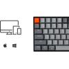 Keychron K4 96% Layout 100 Keys Wireless Bluetooth 5.1/Wired USB Mechanical Gaming Keyboard with Gateron G Pro Brown Switch White LED Backlight N-Key Rollover for Mac Windows PC-Version 2(Keychron Super Banana Switch)