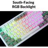 Keychron Q1 Max RGB QMK/VIA Custom Mechanical Keyboard, Full Metal Programmable Knob 2.4 GHz/Bluetooth/Wired Keyboard with Hot-Swappable Gateron Jupiter Red Switch for Mac Windows Linux – White(Red Switch)