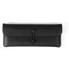 Keychron Saffiano Leather Travel Pouch – Slim 75% Compact Mechanical Keyboard Sleeve Compatible with K3 / K3 Pro / K3 Max / K12 / S1, Black(Black)