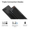 Keychron V1 Ultra 8K Wireless 2.4 GHz & Bluetooth Custom Mechanical Keyboard Launcher Web App with Hot-swappable Keychron Silk POM Red Switches PBT Keycaps for Mac Windows Linux(Hot-swap Keychron Silk POM Red Switch)