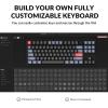 Keychron V3 Wired Custom Mechanical Keyboard Knob Version, TKL QMK/VIA Programmable with Hot-swappable Keychron K Pro Brown Switch Compatible with Mac Windows Linux Carbon Black (Non-Transparent)(Hot-swap Keychron K Pro Red Switch)