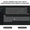 Keychron V6 Max Wireless Custom Mechanical Keyboard, 2.4 GHz Bluetooth QMK Full-Size Layout RGB with Hot-swappable Gateron Brown Switch Compatible with Mac Windows Linux(Hot-swap Gateron Jupiter Banana Switch)