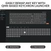 Keychron V6 Max Wireless Custom Mechanical Keyboard, 2.4 GHz Bluetooth QMK Full-Size Layout RGB with Hot-swappable Gateron Brown Switch Compatible with Mac Windows Linux(Hot-swap Gateron Jupiter Brown Switch)