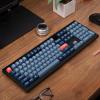 Keychron V6 Max Wireless Custom Mechanical Keyboard, 2.4 GHz Bluetooth QMK Full-Size Layout RGB with Hot-swappable Gateron Brown Switch Compatible with Mac Windows Linux(Hot-swap Gateron Jupiter Banana Switch)