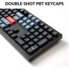 Keychron V6 Wired Custom Mechanical Keyboard Knob Version, Full-Size QMK/VIA Programmable Macro with Hot-swappable Keychron K Pro Red Switch Compatible with Mac Windows Linux Black (Non-Transparent)(Hot-swap Keychron K Pro Red Switch)