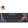 Keychron K6 Pro Wireless Custom Mechanical Keyboard, QMK/Launcher Programmable Macro, Hot-Swappable Keychron K Pro Brown Switch, 65% Layout Aluminum RGB Backlit Office Keyboard for Mac Windows Linux(RGB Backlight Aluminum Frame B)