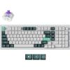 Keychron Q5 HE QMK Wireless Custom Mechanical Keyboard with Knob, 2.4 GHz/Bluetooth/Wired 96% Layout Hot-Swappable Programmable RGB Backlit Gateron Magnetic Switches for Mac Windows, Shell White(Shell White)