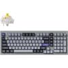 Keychron Q5 Pro QMK/VIA Wireless Custom Mechanical Keyboard, 96% Layout with Programmable Knob, KSA Double-Shot PBT Keycaps with Hot-swappable K Pro Red Switch for Mac Windows Linux – Gray(Hot-swappable K Pro Banana Switch)