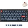 Keychron V1 Max 75% RGB Custom Mechanical Keyboard, 2.4Ghz/Bluetooth 5.1/Wired QMK/VIA Programmable Macro, Hot-Swappable Gateron Jupiter Red Switch Gasket Mount for Mac Windows Linux(Gateron Jupiter Brown Switch)