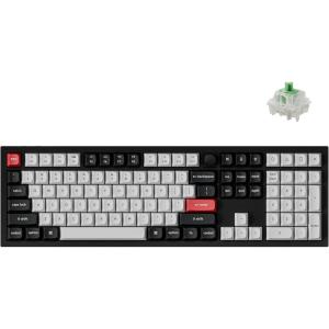 Keychron Q6 HE Wireless Custom Mechanical 100% Full Keyboard, 2.4 GHz/Bluetooth/Wired QMK Rapid Trigger Hot-Swappable Programmable Gateron Double-Rail Magnetic Switches for Mac Windows, Carbon Black(Aurora Switch – Black)