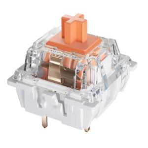 Keychron Silent K Pro Red Mechanical Switches – 110PCS, Quiet Linear 45gf, Factory Pre-Lubed, SMD-LED Compatible, 3-Pin Hot-Swappable, Smooth Typing for Gaming & Office(Silent Red 45gf)