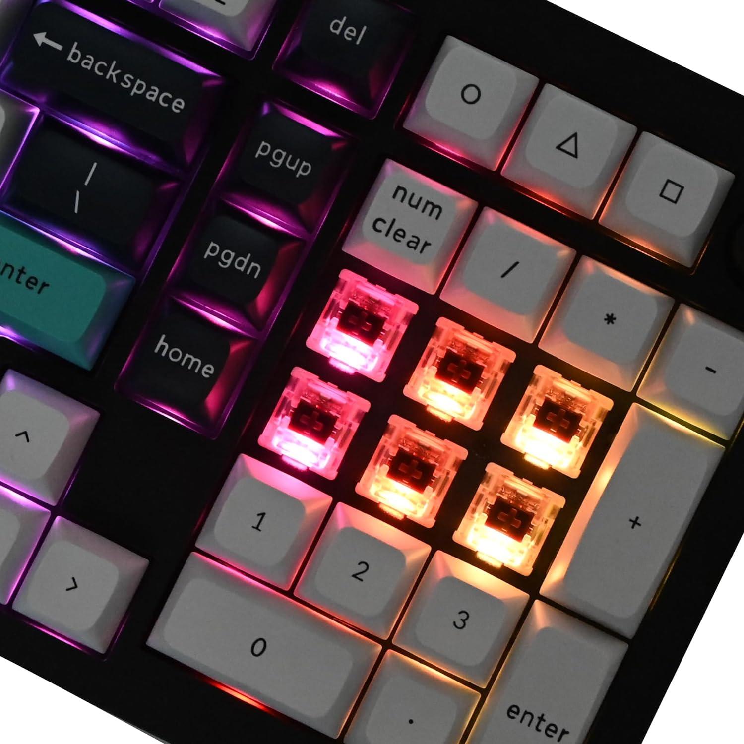 imageKeychron Q5 Max Wireless Custom Mechanical Keyboard 24 GHz Bluetooth QMK Full Aluminum 96 Layout RGB with Hotswappable Gateron Brown Switch Compatible with Mac Windows LinuxHotswap Gateron Jupiter Brown Switch
