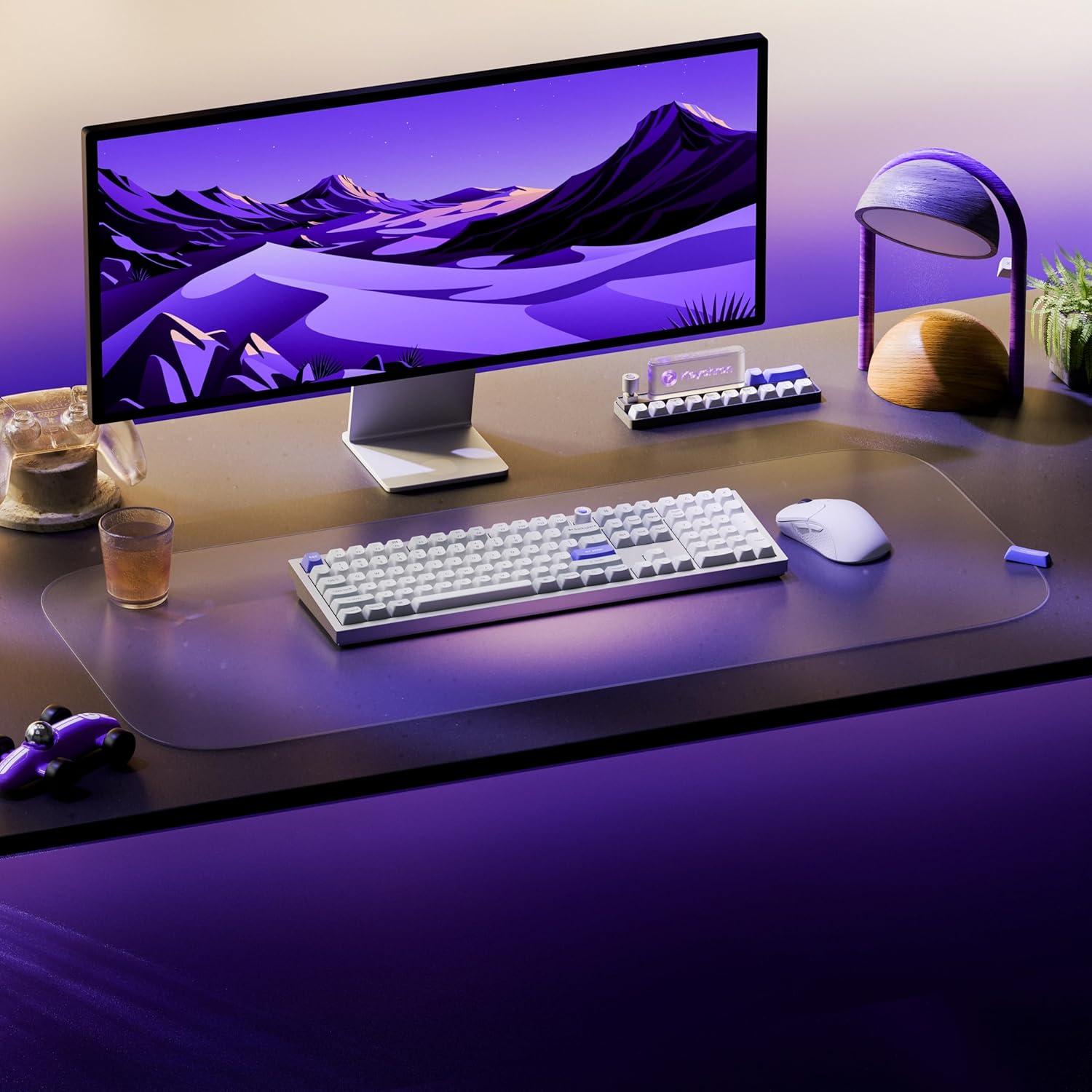 imageKeychron Q6 HE Wired Hall Effect Keyboard Rapid Trigger Magnetic Switch Keyboard Hot Swappable 8000 Hz Polling Rate FullSize Layout Aluminum Custom RGB for Mac Windows Linux WhiteWhite