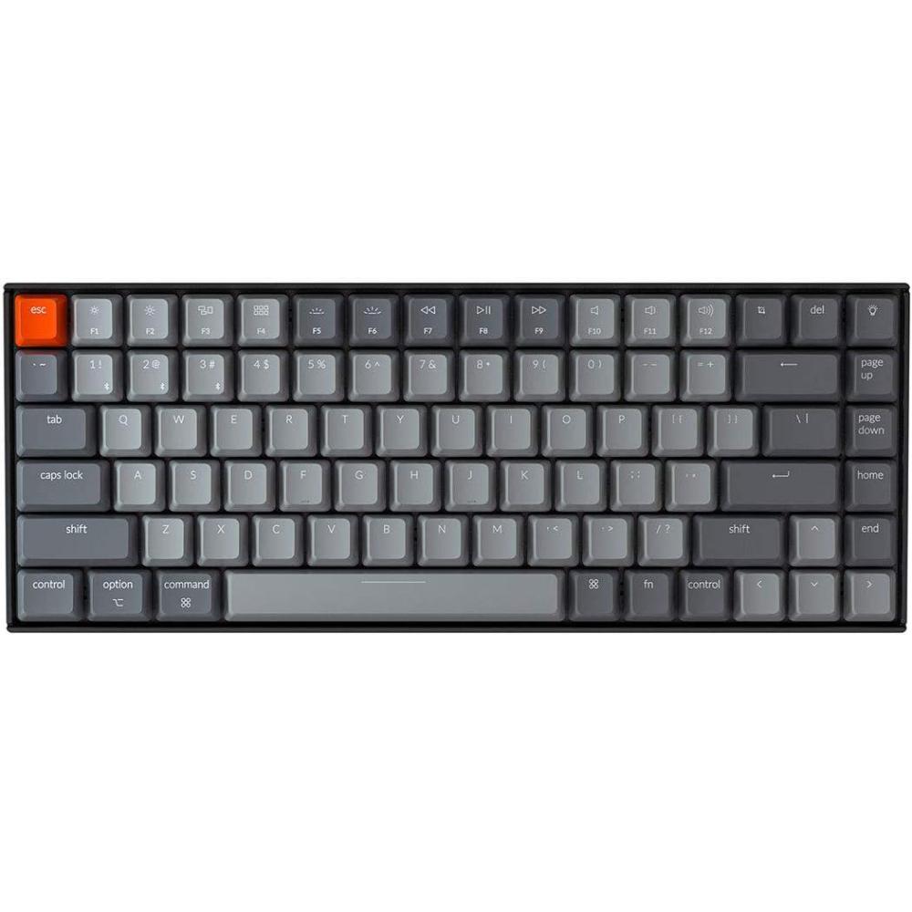 imageKeychron K2 75 Layout RGB Bluetooth Wireless Mechanical Keyboard with Gateron G Pro Brown SwitchAnti GhostingNKey Rollover Compact 84 Keys USB Wired Gaming Keyboard for Mac WindowsVersion 2Gateron G Pro Brown Switch