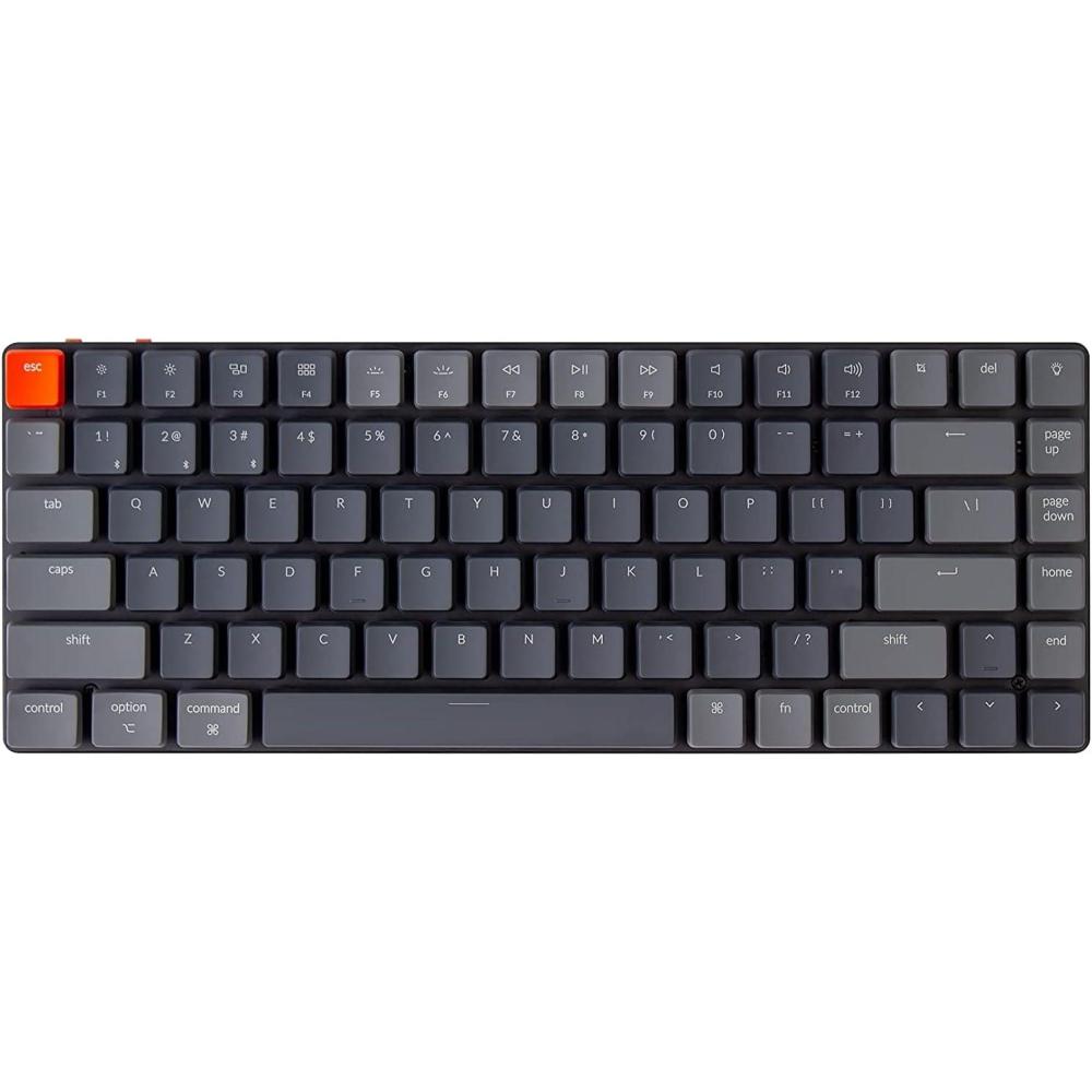 imageKeychron K3 UltraSlim 75 Layout RGB Backlit Wireless BluetoothWired USB Mechanical Keyboard HotSwappable LowProfile Keychron Optical Brown Switch 84Key Gaming Keyboard for Mac WindowsVersion 2LowProfile Keychron Optical Brown Switch