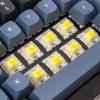 Keychron Gateron KS-3 Milky Pro Yellow Linear Mechanical Keyboard Switches, 110PCS, 5-Pin Hot-Swappable, 50±15gf Actuation, Gold Alloy Contact, Factory Pre-Lubed