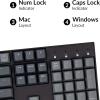 Keychron K10 Wireless Mechanical Gaming Keyboard, Hot-Swappable 104 Keys Full Size Gateron G Pro Brown Switch, White LED Backlight USB-C Wired Bluetooth Professional Office Keyboard for Mac/Windows(Brown Switch)