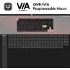 Keychron K13 Pro QMK/VIA Wireless Mechanical Keyboard TKL Layout with Numpad Custom Programmable Macro RGB Backlit Ultra-Slim with Low-Profile Gateron Red Switch Compatible with Mac Windows Linux