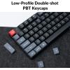 Keychron K13 Pro QMK/VIA Wireless Mechanical Keyboard TKL Layout with Numpad Custom Programmable Macro RGB Backlit Ultra-Slim with Low-Profile Gateron Red Switch Compatible with Mac Windows Linux