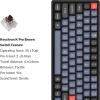 Keychron K2 Pro Wireless & Wired RGB Custom Mechanical Keyboard with Hot-swappable K Pro Red Switch, QMK/VIA Programmable Macro, 75% Layout Aluminum Frame Keyboard for Mac Windows Linux(K Pro Brown Switch)