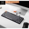 Keychron K3 Max QMK/VIA Custom Ultra-Slim Wireless Mechanical Keyboard, Hot-swappable 2.4 GHz/Bluetooth/Wired 3-Mode 75% Layout Programmable RGB Backlit Blue Switch Gaming Keyboard for Mac Windows(Blue Switch)