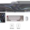 Keychron K6 Hot-Swappable Wireless Mechanical Keyboard for Mac, 65% Compact 68 Keys, Bluetooth, Multitasking, Type-C Wired Gaming Keyboard for Windows Non-Backlit with Keychron Blue Switch