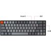 Keychron K6 Mechanical Keyboard 65% Compact 68 Key Wireless Gaming Keyboard, RGB Backlight Bluetooth 5.1/Wired Keyboard Compatible with Mac Windows, Gateron G Pro Brown Switch(Optical Brown Switch)