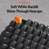 Keychron K8 Tenkeyless Wireless Mechanical Keyboard for Mac, White Backlight, Bluetooth, Multitasking, Type-C Wired Gaming Keyboard for Windows with Brown Switch(Silent Red Switch)