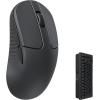 Keychron M3 Mini Wireless Optical Mouse, Bluetooth 5.1/2.4 GHz/Wired Gaming Mouse, Programmable PixArt 3395 Sensor with up to 26,000 DPI/ 650 IPS, Lightweight Ergonomic for Windows Mac Linux – Black(Black)