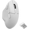 Keychron M7 Wireless Computer Mouse, 26K DPI Optical Computer Mouse, 2.4 GHz/Bluetooth/Wired with Macro Button 63g Lightweight Ergonomic, Up to 70 Hours Worktime for Laptop macOS/Windows – Black(White)