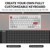 Keychron Q1 Pro Wireless Custom Mechanical Keyboard, QMK/VIA Programmable Full Aluminum 75% Layout Bluetooth/Wired RGB with Hot-swappable Keychron K Pro Brown Switch Compatible with Mac Windows Linux(Hot-swap Keychron K Pro Banana Switch)