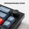 Keychron Q2 Wired Custom Mechanical Keyboard Knob Version, 65% Layout QMK/VIA Programmable Macro with Hot-swappable Gateron G Pro Blue Switch Double Gasket Compatible with Mac Windows Linux (Black)(Hot-swap Gateron G Pro Blue Switch)