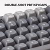 Keychron Q3 Wired Custom Mechanical Keyboard Knob Version, TKL QMK/VIA Programmable Macro with Hot-swappable Gateron G Pro Blue Switch Double Gasket Compatible with Mac Windows Linux (Grey)(Hot-swap Gateron G Pro Blue Switch)