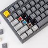 Keychron Q3 Wired Custom Mechanical Keyboard Knob Version, TKL QMK/VIA Programmable Macro with Hot-swappable Gateron G Pro Blue Switch Double Gasket Compatible with Mac Windows Linux (Grey)(Hot-swap Gateron G Pro Blue Switch)