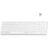Keychron B4 Pro Ultra-Slim Wireless Keyboard, 96% Bluetooth/2.4 GHz/Wired Connection Keyboard with Numeric Keypad, Launcher, Compatible with Mac Windows Linux – Ivory White(Ivory White)