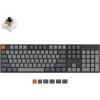 Keychron K10 Full Size 104 Keys Bluetooth Wireless Mechanical Gaming Keyboard for Mac Windows with Keychron Super Brown Switch, Multitasking/White LED Backlight/USB C Wired Computer Keyboard(Keychron Super Brown Switch)
