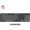 Keychron K10 Full Size Layout RGB Backlit Hot-Swappable Mechanical Gaming Keyboard for Mac Windows, Multitasking 104-Key Bluetooth Wireless/USB Wired Computer Keyboard with Keychron Super Brown Switch(Hot-swap Keychron K Pro Red Switch)