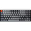 Keychron K2 75% Layout Bluetooth Wireless Mechanical Keyboard K Pro Brown Switch/White LED Backlit/USB C/Anti Ghosting/N-Key Rollover, 84 Keys Gaming Keyboard for Mac Windows-Version 2(Red Switch)
