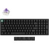 Keychron K4 HE 96% Wireless RGB Hall Effect Keyboard, Gateron Magnetic Switch, Analog Mode & Rapid Trigger, QMK/VIA, 2.4GHz/BT5.2/USB-C, Multitasker for Mac/Windows/Linux, Aluminum Frame – Black(Standard Version Black)
