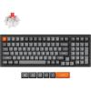 Keychron K4 Max Wireless/Wired Mechanical Keyboard, 96% Layout QMK 2.4 GHz Bluetooth Connection, Non-Shine Through PBT Keycaps White Backlit Compatible with Mac Windows Linux(Keychron Super Red Switch)