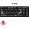 Keychron K4 Pro Custom Mechanical Keyboard with Hot-Swappable K Pro Red Switch, QMK/VIA Programmable Macro Wireless Bluetooth/Wired USB Keyboard White LED Backlit for Mac Windows Linux(Hot-swap K Pro Red)